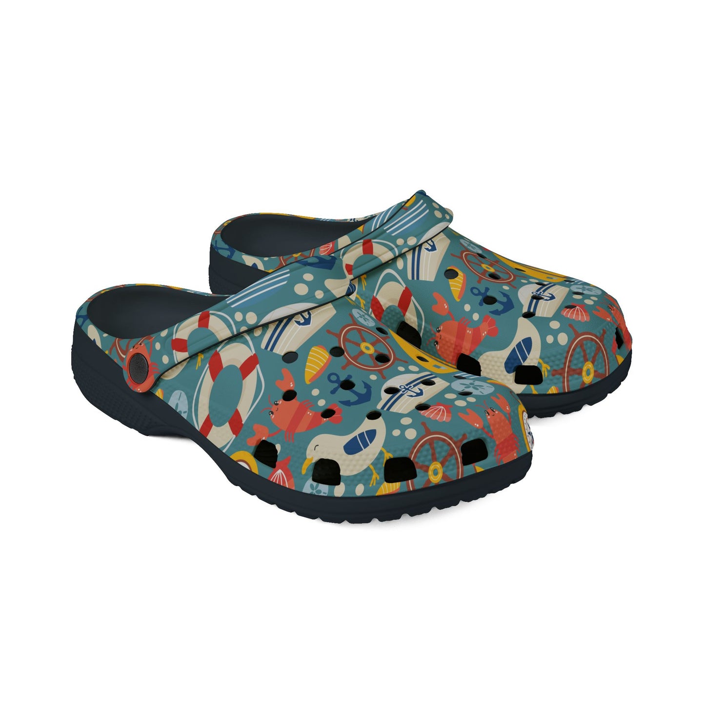 NAUTICAL - BOATS - EVA Foam Rubber Shoes