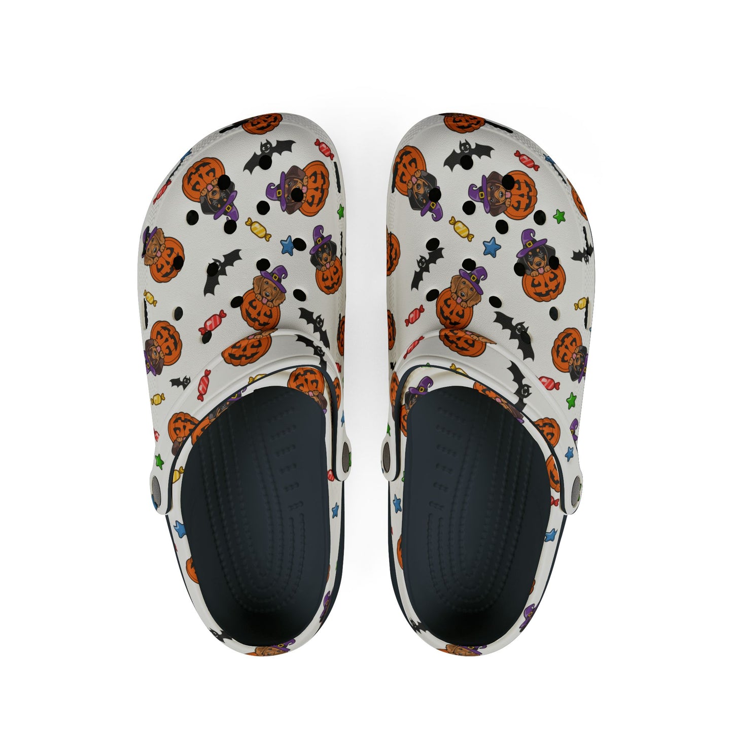 HALLOWEEN - Dachshund Pumpkin - EVA Foam Rubber Shoes