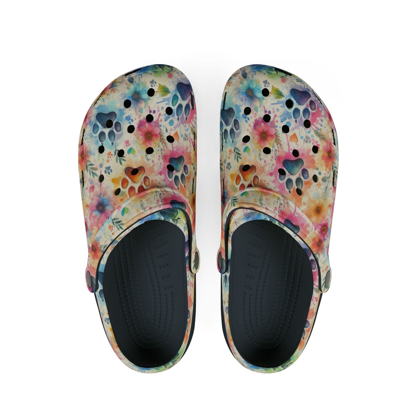 DOG LOVERS - Paw prints - EVA Foam Rubber Shoes