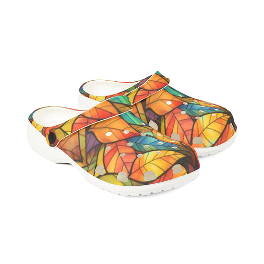 AUTUMN FALL - Falling Leaves - EVA Foam Rubber Shoes