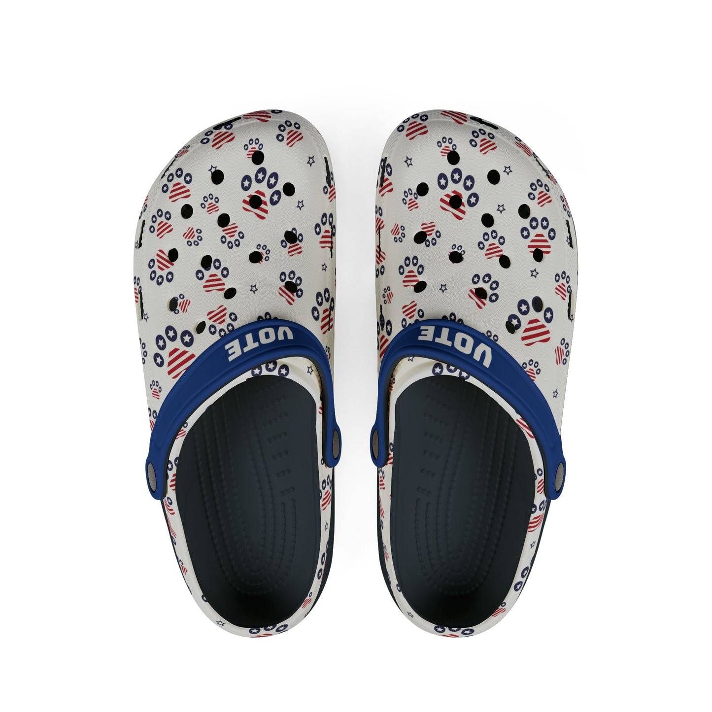 DOG LOVER - Patriotic - Get out the Vote - EVA Foam Rubber Shoes
