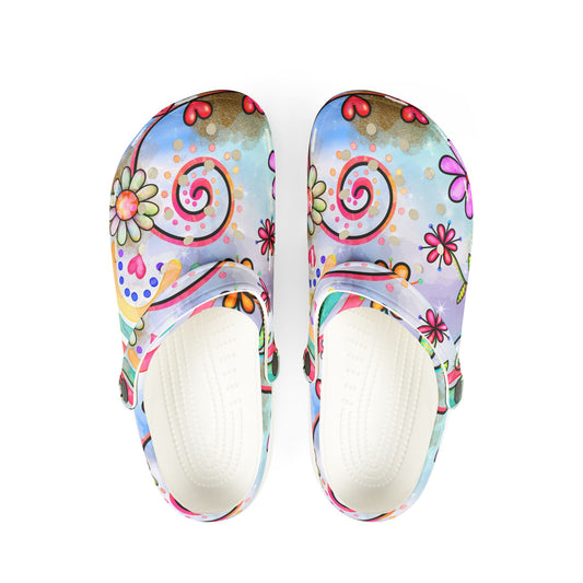 ART DECO - GROOVY - Foam Rubber Shoes