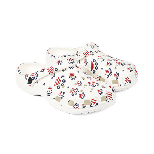 DOG LOVER - Patriotic - Get out the Vote - EVA Foam Rubber Shoes