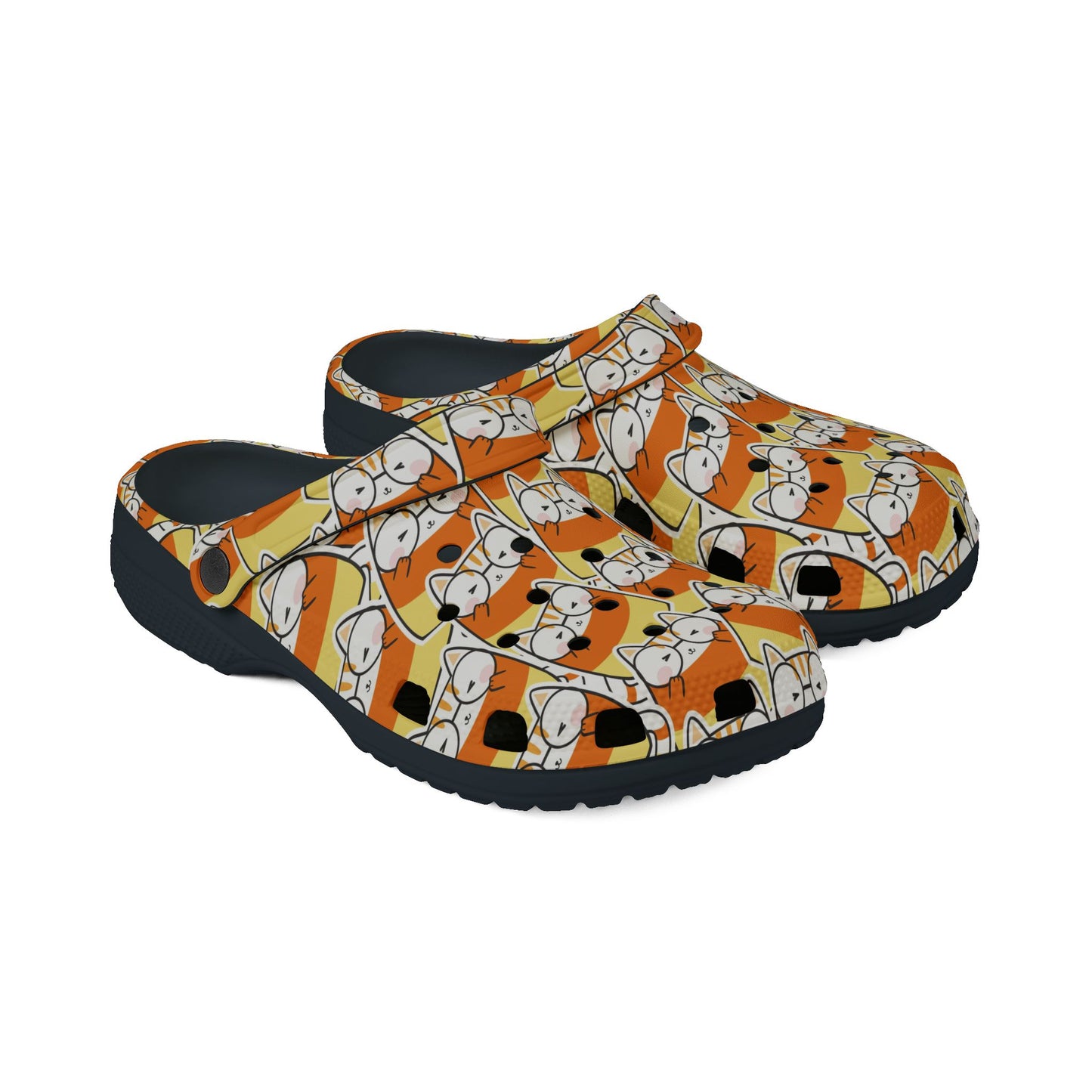 HALLOWEEN - CATS - Candy Corn - EVA Foam Rubber Shoes
