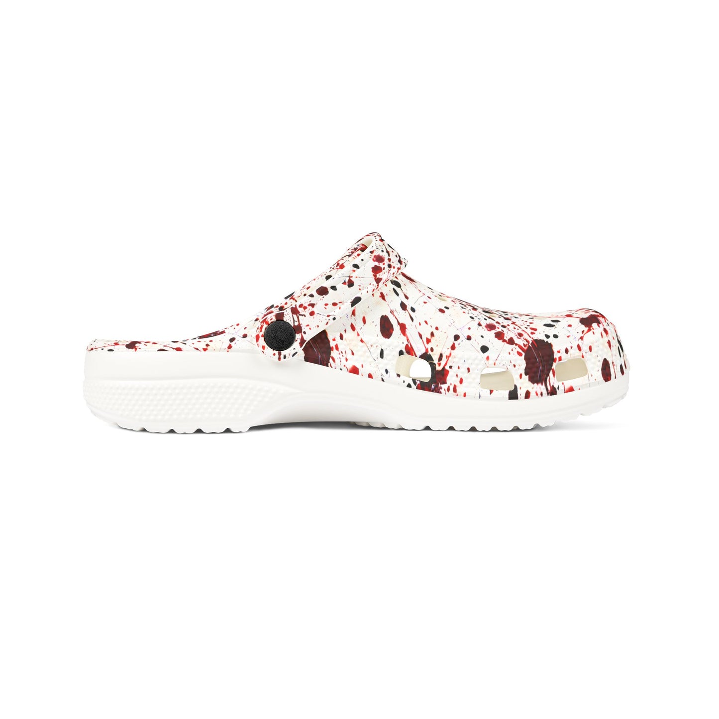 BLOOD SPLATTER - Crime Evidence - EVA Foam Rubber Shoes