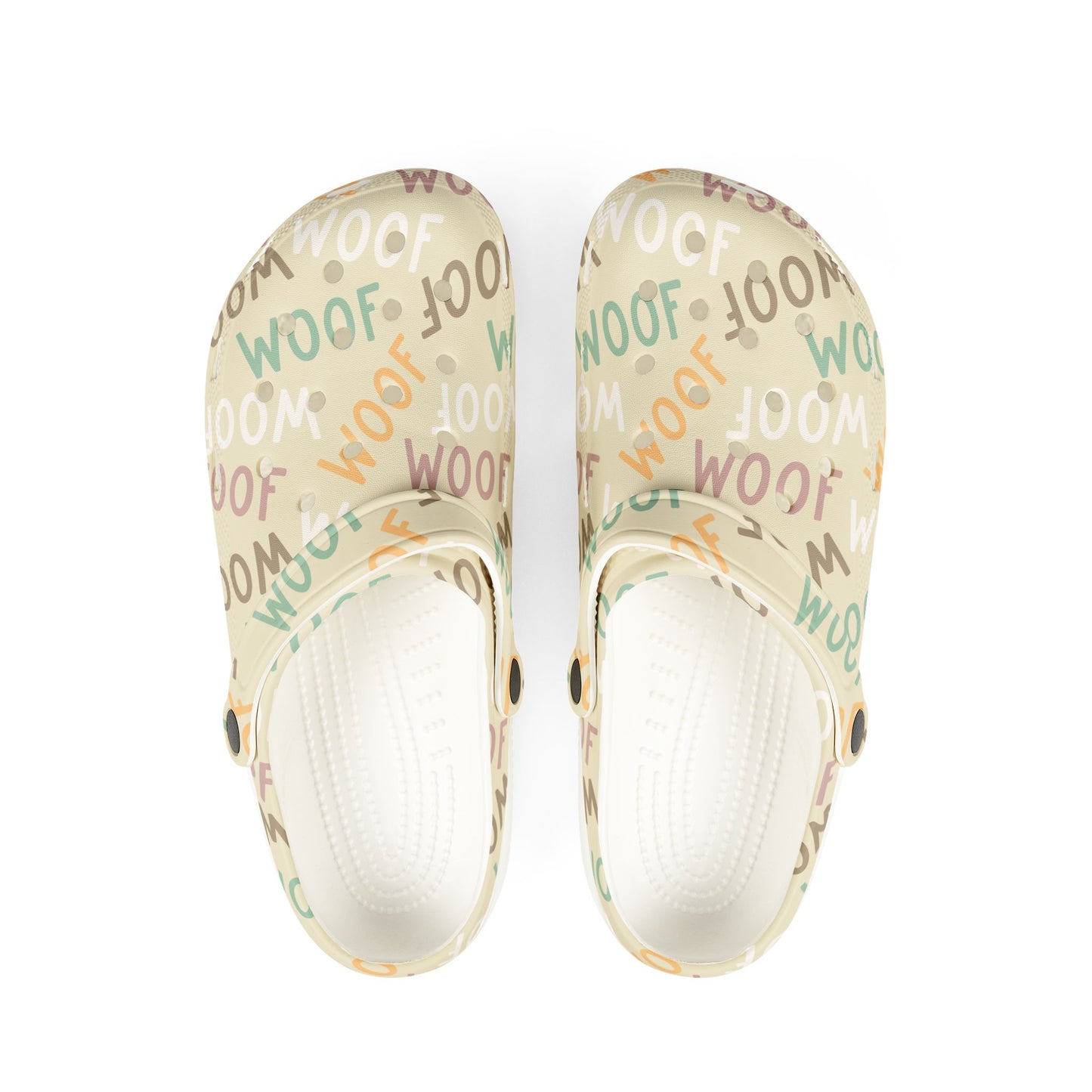 DOG LOVER - WOOF  - Foam Rubber Shoes