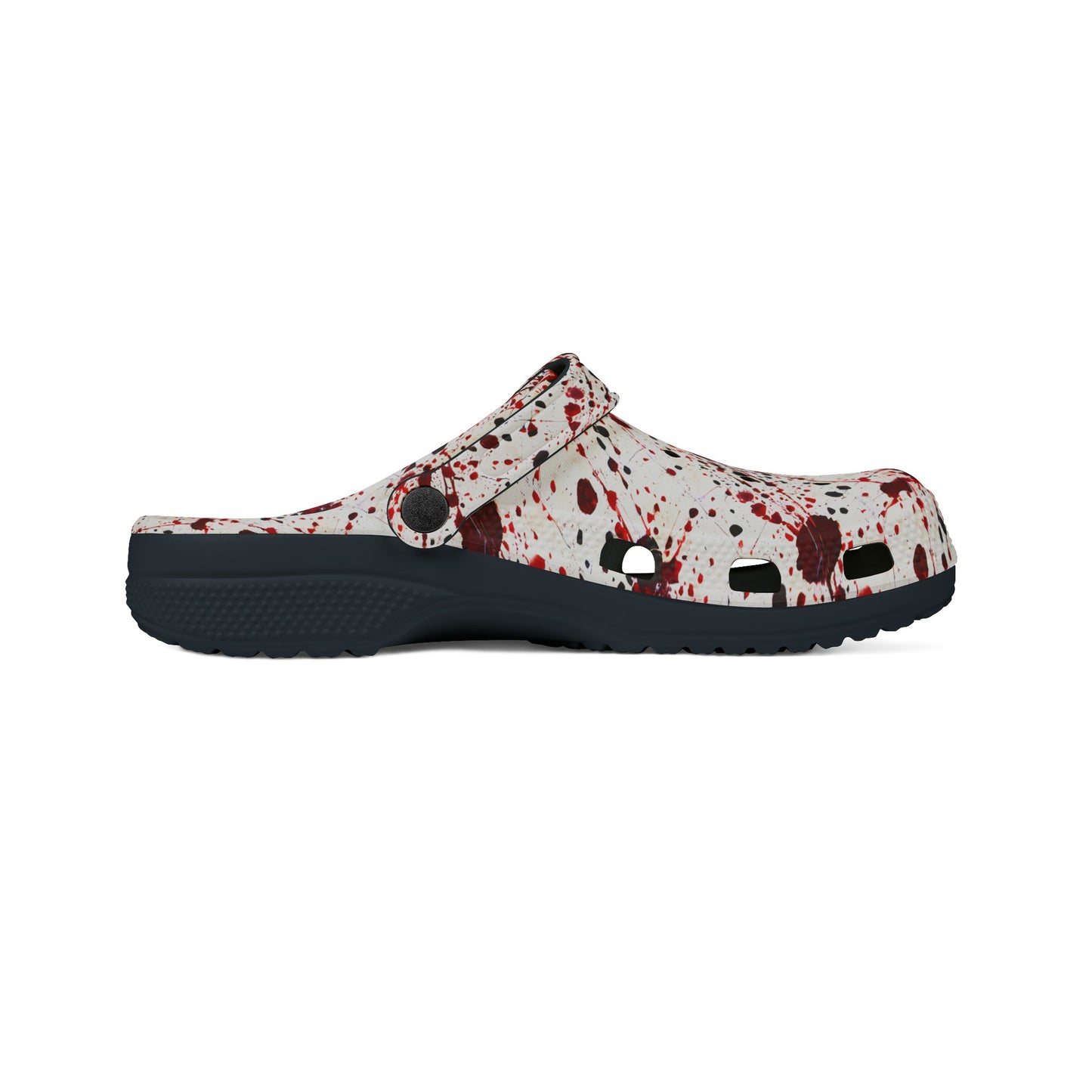 BLOOD SPLATTER - Crime Evidence - EVA Foam Rubber Shoes