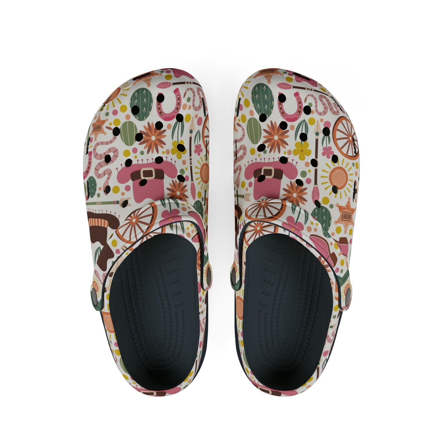 WESTERN Themed - COWGIRL - EVA Foam Rubber Shoes