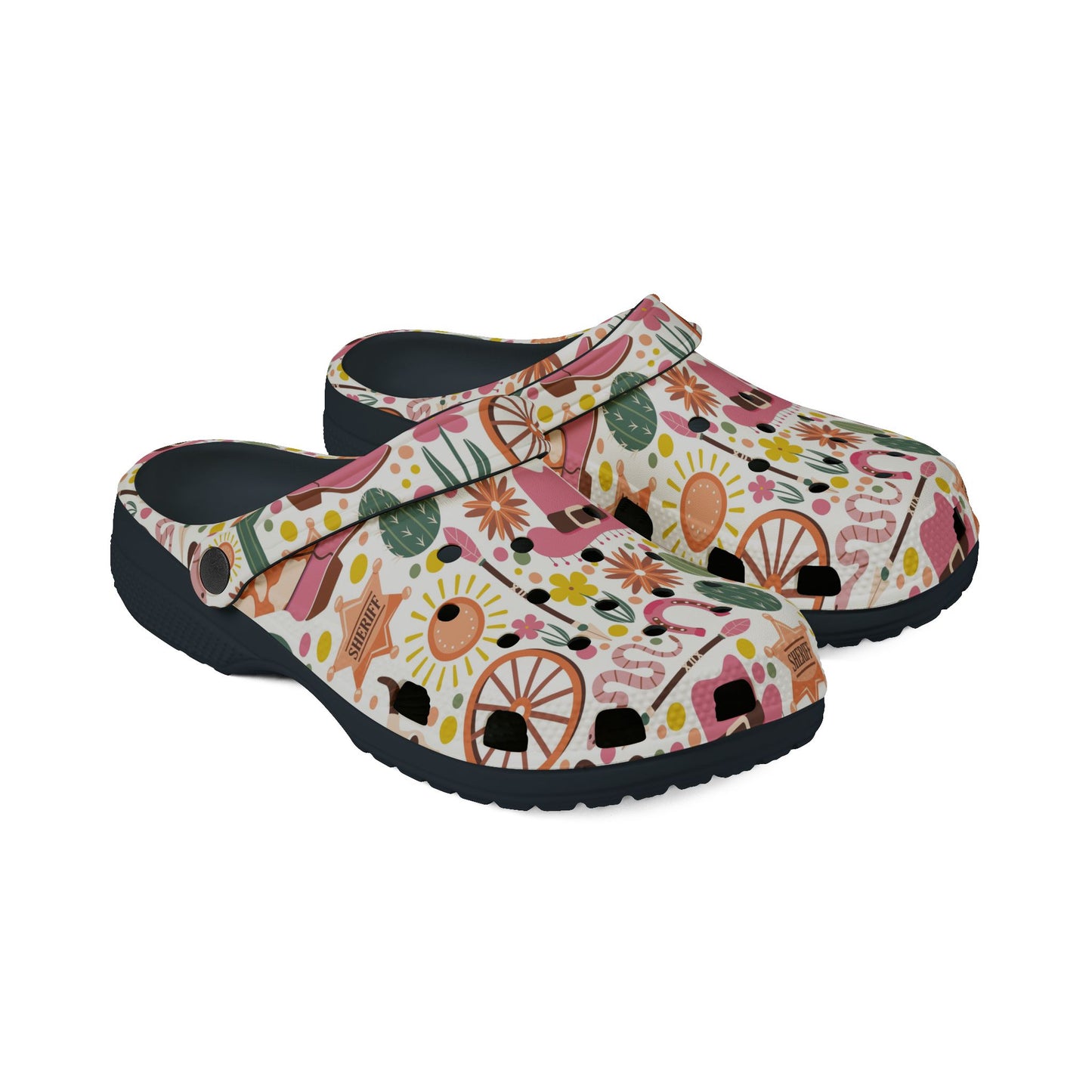 WESTERN Themed - COWGIRL - EVA Foam Rubber Shoes