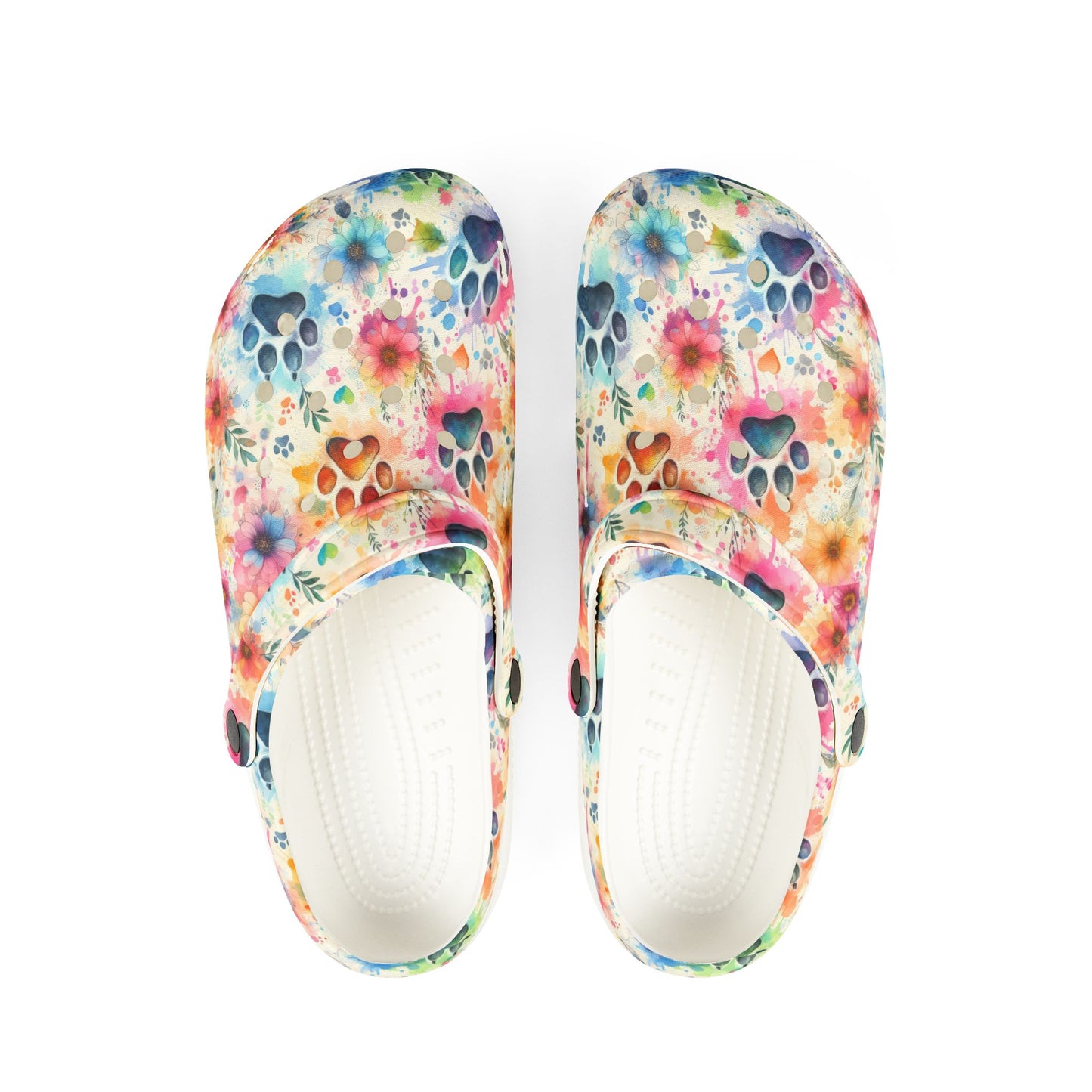 DOG LOVERS - Paw prints - EVA Foam Rubber Shoes