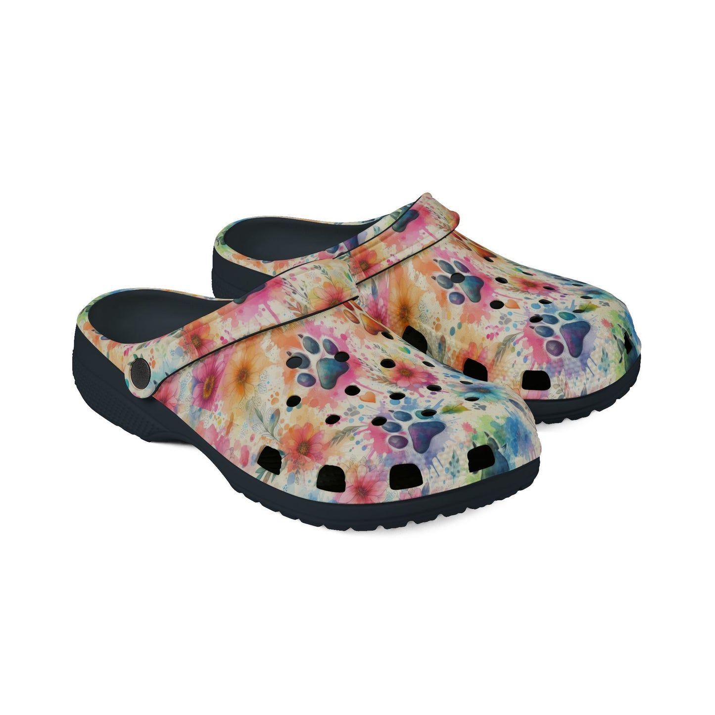 DOG LOVERS - Paw prints - EVA Foam Rubber Shoes