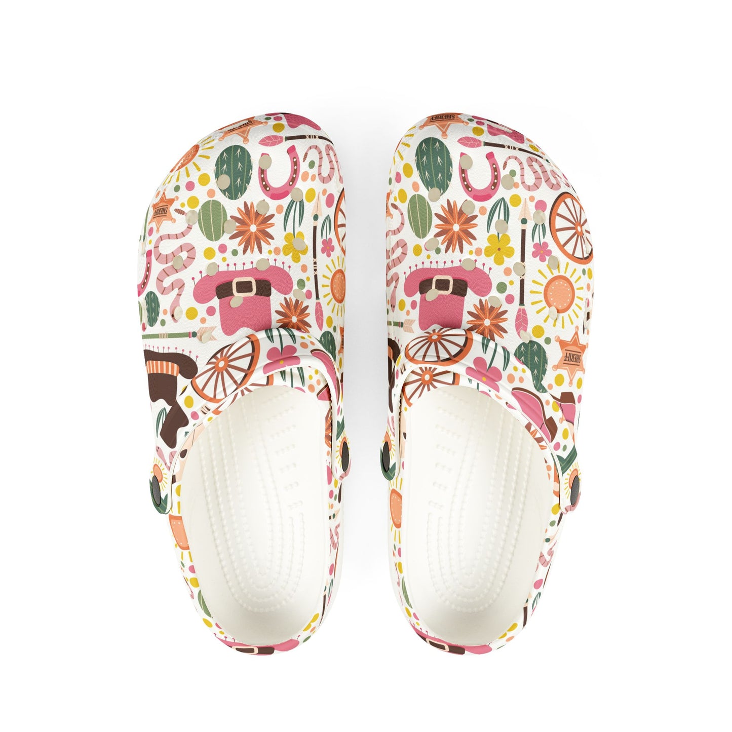 WESTERN Themed - COWGIRL - EVA Foam Rubber Shoes