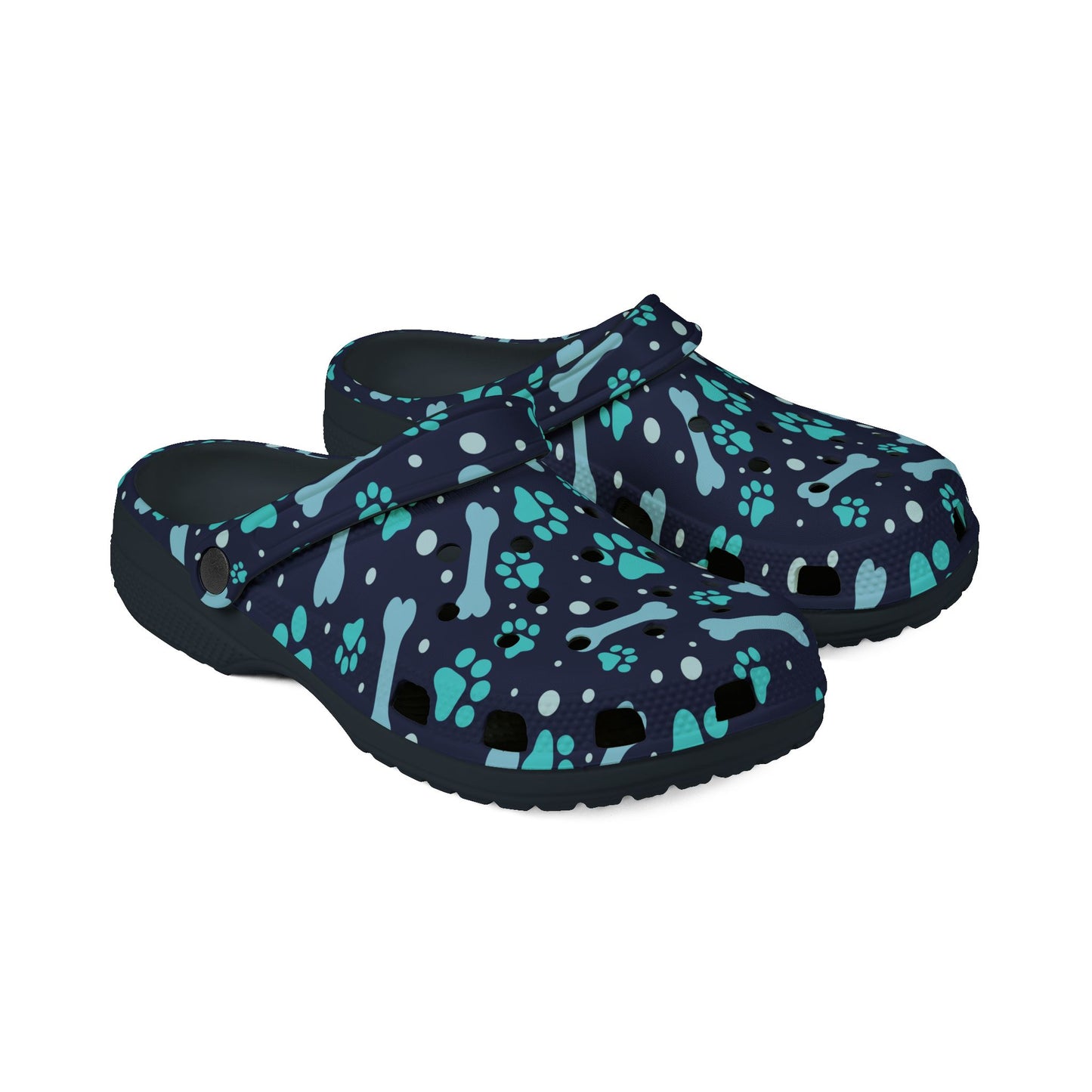 DOG LOVERS - Bones & Paw Prints - EVA Foam Rubber Shoes