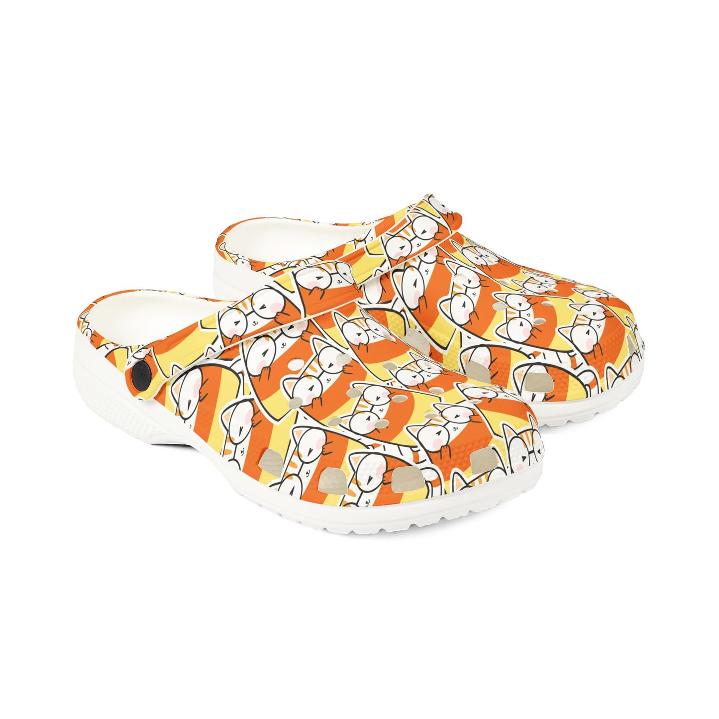 HALLOWEEN - CATS - Candy Corn - EVA Foam Rubber Shoes