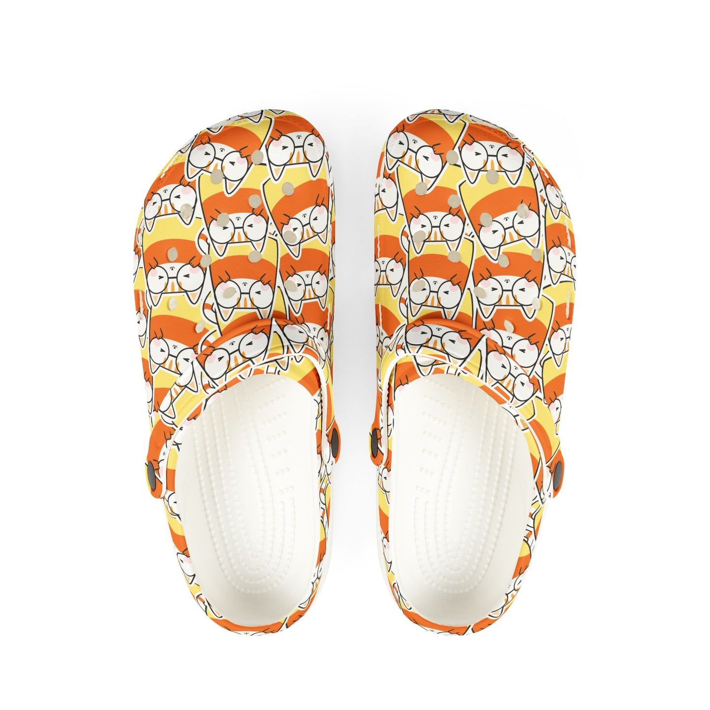 HALLOWEEN - CATS - Candy Corn - EVA Foam Rubber Shoes