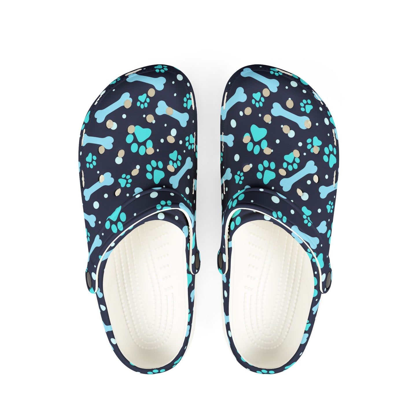 DOG LOVERS - Bones & Paw Prints - EVA Foam Rubber Shoes