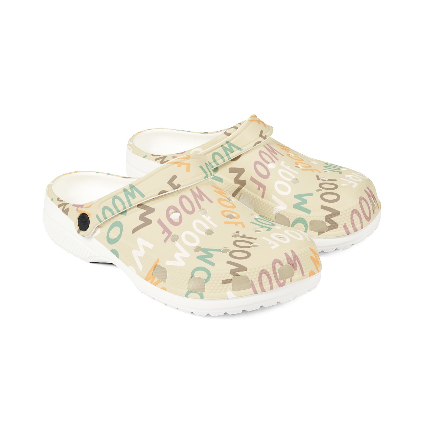 DOG LOVER - WOOF  - Foam Rubber Shoes