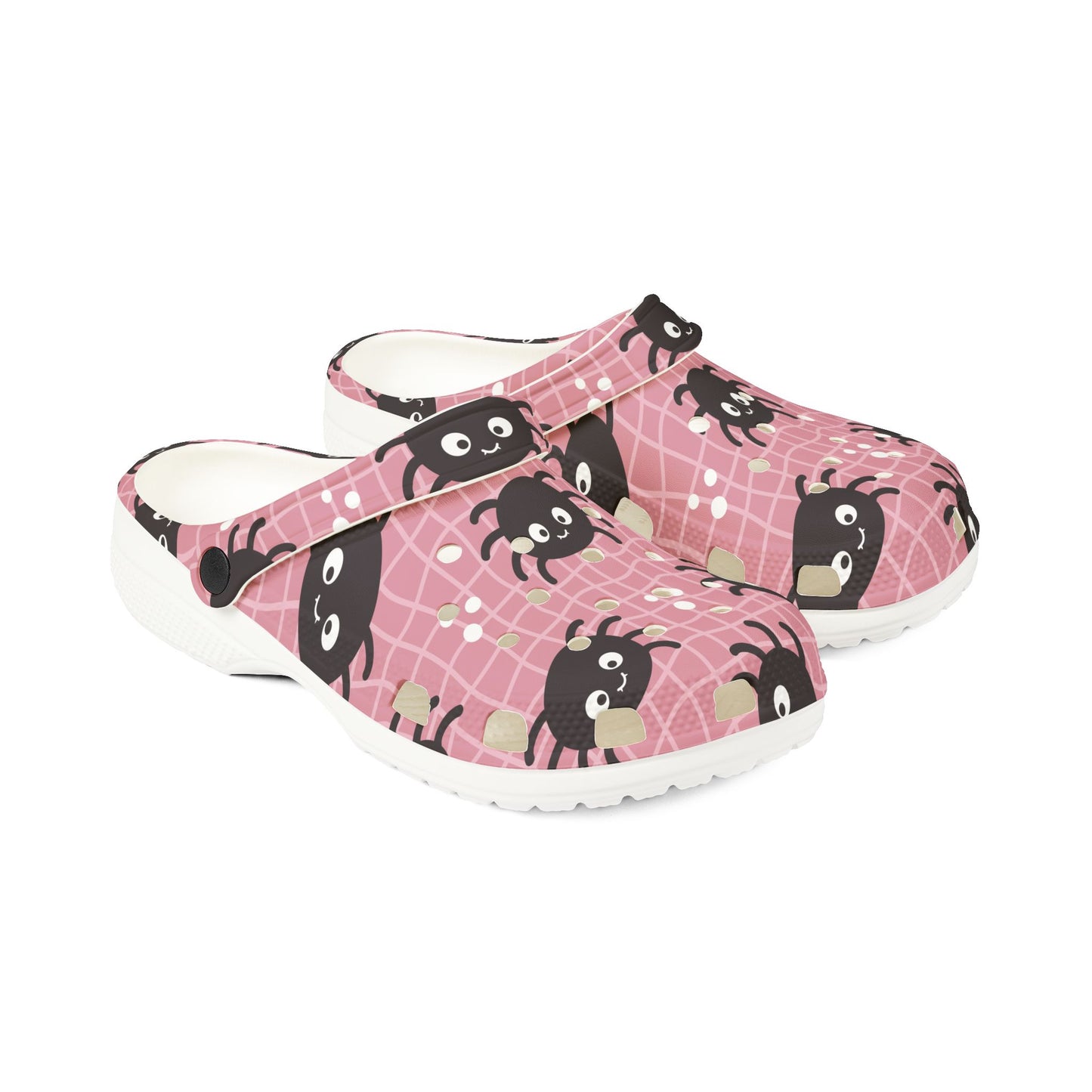 HALLOWEEN - Pink Spiders - EVA Foam Rubber Shoes