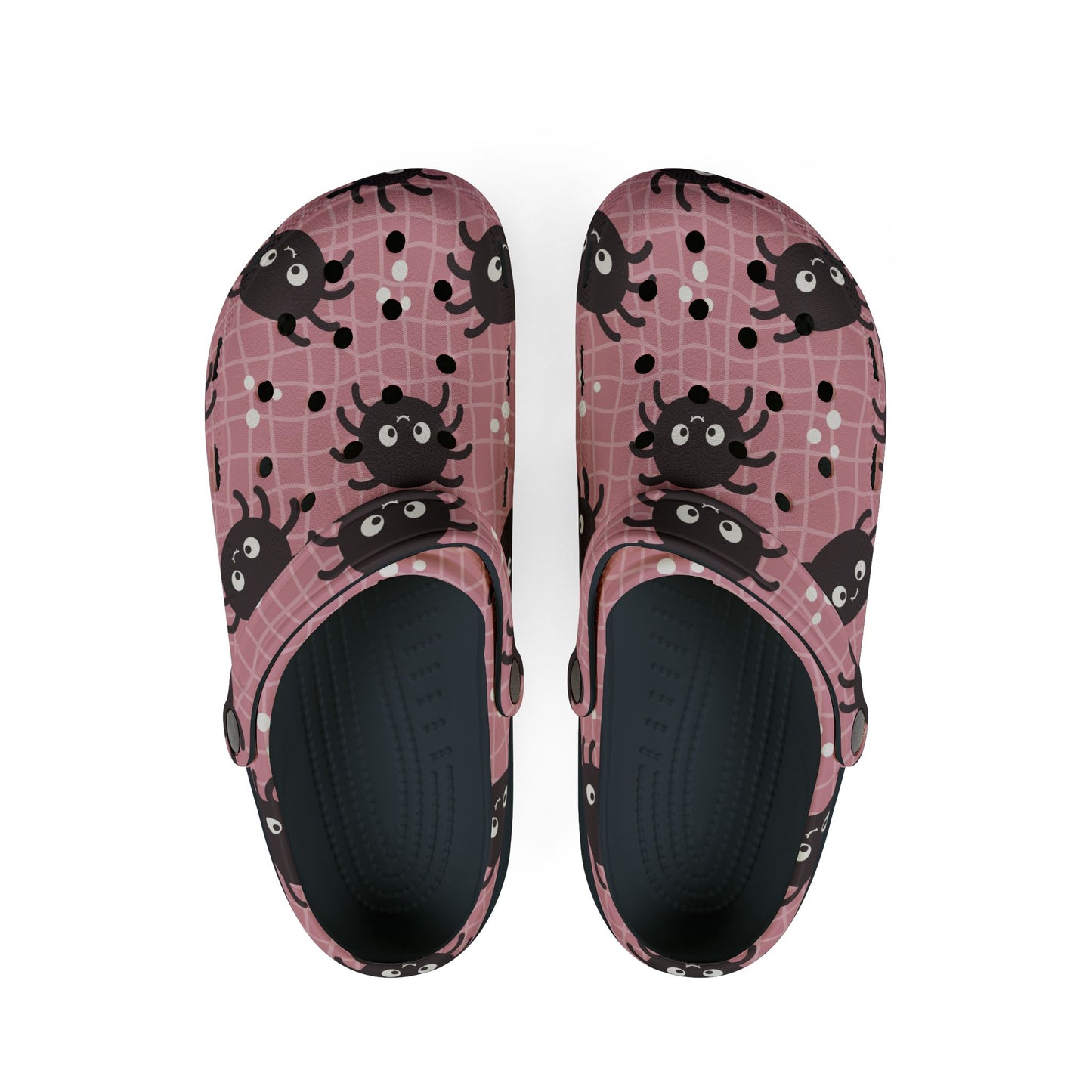 HALLOWEEN - Pink Spiders - EVA Foam Rubber Shoes